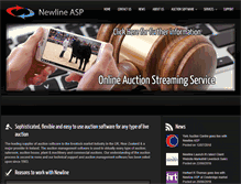 Tablet Screenshot of newlineasp.com